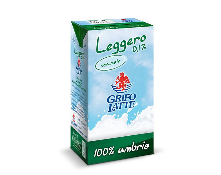 Latte Leggero 0,1% Scremato UHT Grifo Latte 0,5 lt