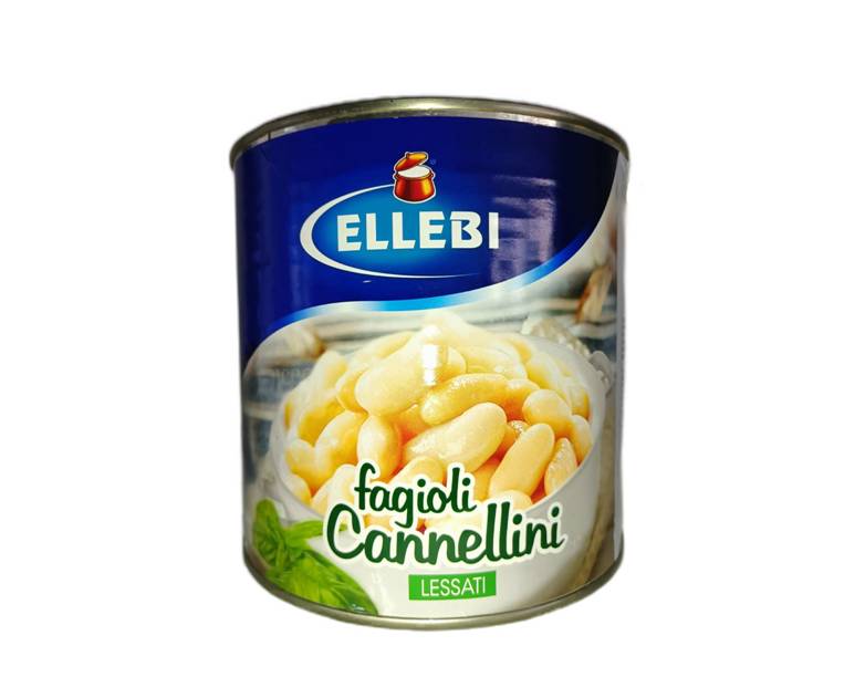 Fagioli Cannellini lessati Ellebi 1,5 Kg